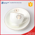 Knochen China Tee Tassen Restaurant Verwendung mit einfachen Design Teetassen für Förderung Verkauf